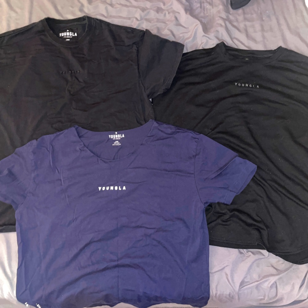 3 Young LA Shirts bundle (Large)